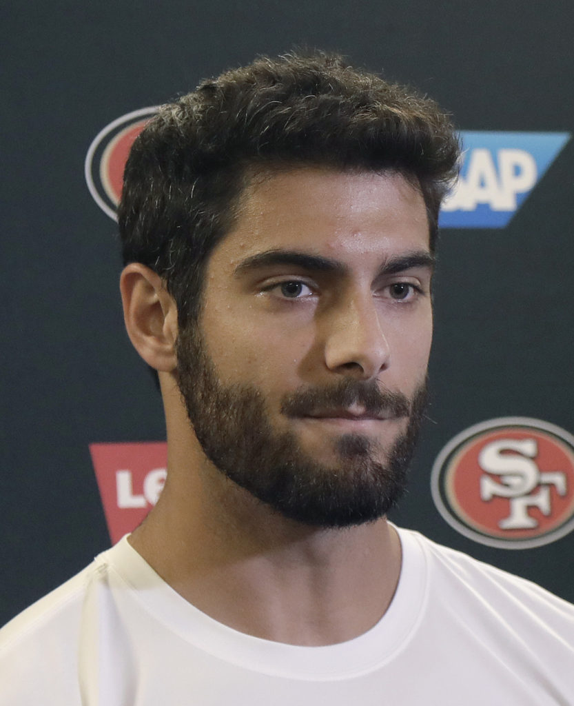 Jimmy Garoppolo: "Life is different now. 