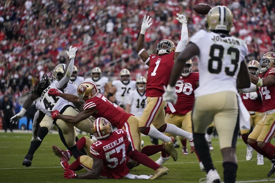 Saints next opponent: San Francisco 49ers lose to Ravens, now tied with New  Orleans at 10-2