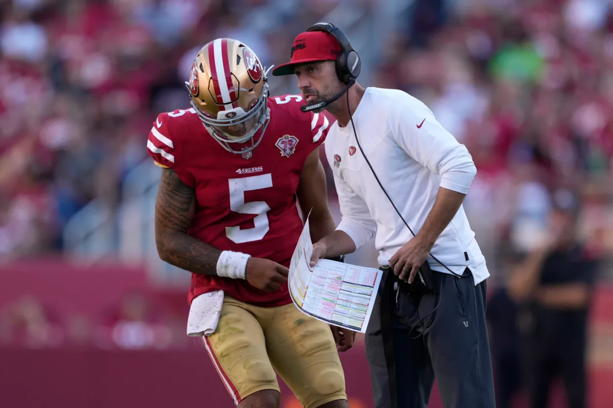 Trey Lance reveals which 49ers player is the biggest trash talker – NBC  Sports Bay Area & California