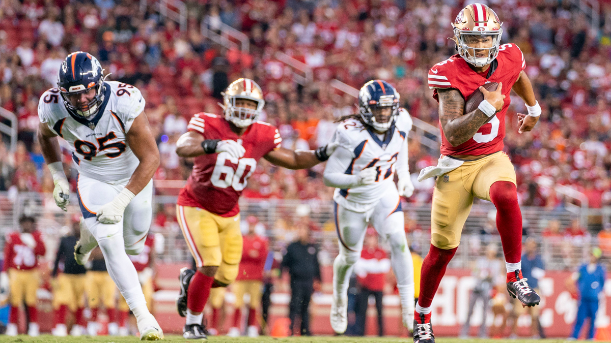Brock Purdy starts and Trey Lance finishes; 49ers beat Broncos 21-20